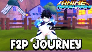 I started a FREETOPLAY journey in Anime Defenders 1 [upl. by Eidolem]