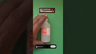 Hydrogen peroxide solution uses in hindi  Hydrogen peroxide solution Deepak pharmacy [upl. by Cas]