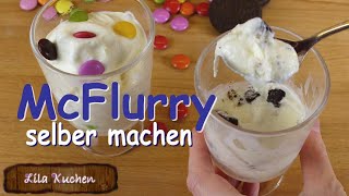 Wie man McFlurry Softeis selber macht 2 ZUTATEN  Vegan  Instant Icecream  Sahneeis Mcdonalds [upl. by Blake]