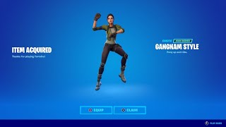 HOW TO GET NEW GANGNAM STYLE EMOTE IN FORTNITE [upl. by Amaerd]