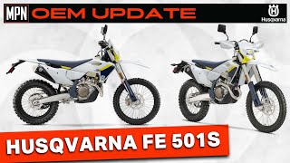 OEM Update 2025 Husqvarna FE 501s [upl. by Milda]