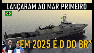 Lançaram 1º mas BRASIL vai lançar NAVIO em 2025 military militar brasil [upl. by Ynos]