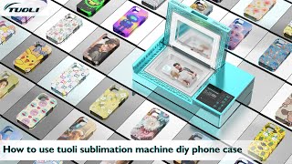 TUOLI TLX9 phone case machine operation Video how to customize phone cover phonecases [upl. by Liauqram]