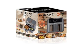 sokany double air fryer [upl. by Ayahc]