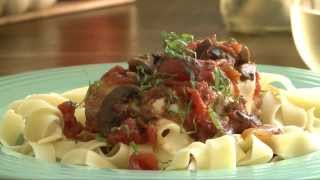 How to Make Slow Cooker Pork Cacciatore  Pork Recipes  Allrecipescom [upl. by Anayhd748]