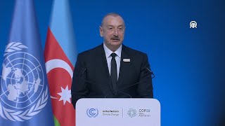 Azerbaijan President Aliyev speaks at COP29 World Leaders Climate Summit [upl. by Ylyl431]