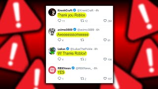 This Roblox update is AMAZING NEWS [upl. by Yrret]