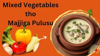 Mixed Vegetables tho Perugu Pulusu [upl. by Jarrow]