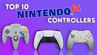 Top 10 Controllers for the N64 [upl. by Ahsenid]