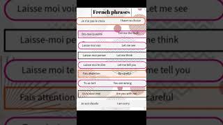 quotMaster Common French Phrases for Everyday Conversationsquotshorts learnfrench [upl. by Asille431]