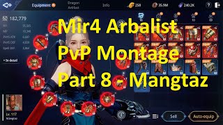 Mir4 Arbalist PvP Montage Part 8 PvP skills and combos [upl. by Helga735]