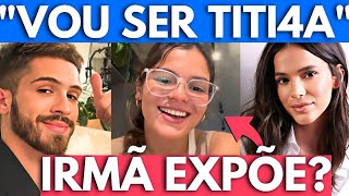 IRMÃ DE BRUNA MARQUEZINE COMEMORA GRAVIDEZ DE BRUNA E JOÃO GUILHERME [upl. by Elihu]