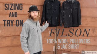 FILSON Mackinaw 100 Wool Pullovers amp Jac Shirt [upl. by Isahella]