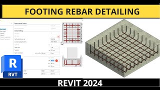 Revit 2024 Tutorial  Footing Rebar Detailing with PowerPack Detailing Plugin [upl. by Yran]