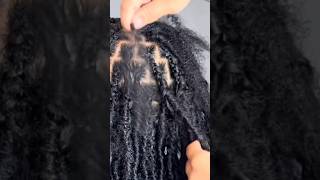 How to Install Soft Locs without a Crochet Needle crochet locs tutorials [upl. by Vesta483]