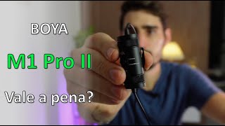 BOYA BYM1 Pro II  melhor Custo x Benefício 2024 [upl. by Keyek]