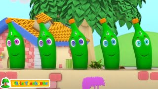 Diez Botellas Verdes Vídeo De Aprendizaje Para Niños [upl. by Nivlad]