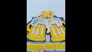 beer Shaker Cake Topper [upl. by Erie]