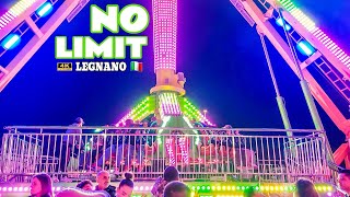 NO LIMIT Ride  Giostre 2024 🇮🇹 Legnano Lunapark 4K [upl. by Summers]