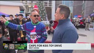 KCAL NEWS LOS ANGELES CHIPS FOR KIDS DECEMBER 4 [upl. by Luann148]