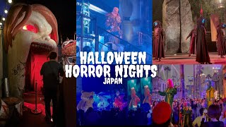 HALLOWEEN HORROR NIGHTS Death Eaters Resident Evil  Hamikuma SHOWS  Universal Studios Japan [upl. by Berni]