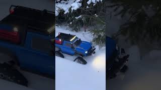 Traxxas trx4 traxx deep Snow Traxxas traxxas trx4 hobbywing fusion traxxastrx4bronco [upl. by Aleron64]