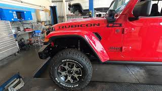 Lift kit install on a 2020 Jeep JL [upl. by Granger]