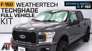 20152018 F150 Weathertech TechShade Full Vehicle Kit Review amp Install [upl. by Ydna]