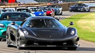 Goodwood Festival Of Speed 2024 Best of KOENIGSEGG  CC850 Jesko Attack Regera [upl. by Aurilia]