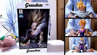 UNBOXING  Super Saiyan Son Gohan Figure Grandista Dragon Ball Z Banpresto [upl. by Scharff620]