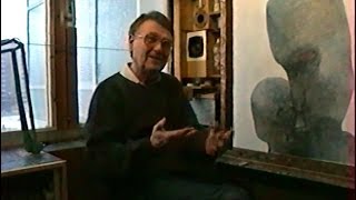 Interview with Beksiński quotPeople and Eventsquot 1993 [upl. by Ateekahs]