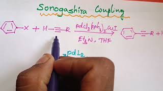 SONOGASHIRA COUPLING REACTION WITH MECHANISM IN TAMIL  CSIR NET  GATE  CHEMICAL SCIENCE [upl. by Ryan739]