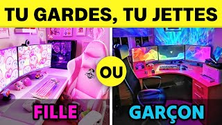 Filles vs Garcons ðŸ‘¦ðŸ‘§ Tu Gardes Tu Jettes [upl. by Lesna]