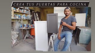 cómo fabricar una puerta para cocina o closet [upl. by Kiyohara]