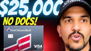 First Citizens Bank 25000 NO DOCS REQUIRED [upl. by Wilek]