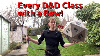 How to play an archer in DampD EVERY CLASS [upl. by Demmahom]