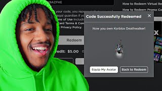 ROBLOX GAVE ME THE NEW KORBLOX FOR FREE [upl. by Amles366]