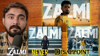 Indian Reaction On Zalmi Yama  Zalmi Anthem Psl 9 by Abdullah Siddique  Nehaal Zahoor Hania [upl. by Absa]