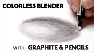 Tutorial  Using Colourless Blender with Graphite and Pencils [upl. by Ishmul]