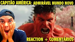 Capitão América Admirável Mundo Novo  Trailer Oficial 2 Dublado COM REACTION E TRAMA DESVENDADA [upl. by Sylram]