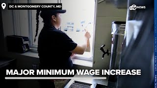 DC and Montgomery County Md to see major minimum wage hikes next week [upl. by Bowlds]