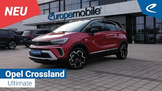 Opel Crossland Ultimate  Chili Rot Metallic  Review  Innenraum [upl. by Divine]