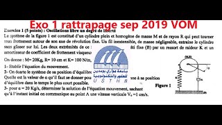 Exercice 1 VOM Sujet rattrapage septembre 2019 USTHB [upl. by Lou]