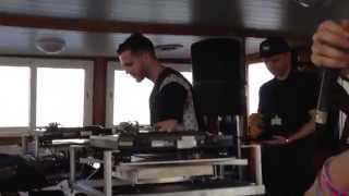 Kahn drops Over Deh So at boat party Outlook Festival 2014 [upl. by Divad]