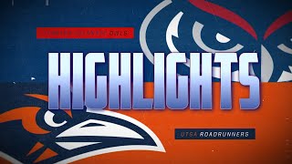 FAU Football vs UTSA 2024 Game Highlights AAC NCAAFootball [upl. by Siladnerb]