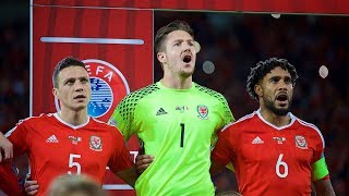 GOOSEBUMPS Wales fans deliver incredible rendition of the national anthem [upl. by Katee27]