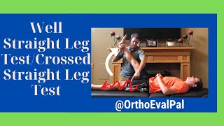 Well Straight Leg Raise TestCrossed Straight Leg Raise Test for Lumbar Radiculopathy [upl. by Aynek165]