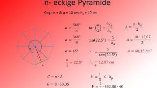 n eckige Pyramide [upl. by Duahsar]