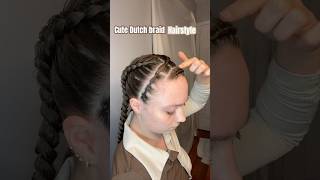 Different Dutch braid hairstyles🤎fyp explore hairbraids hairstyle hairtutorial hair vlog [upl. by Adnerol]