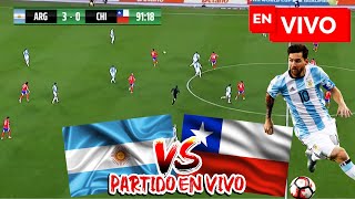 🔴 Argentina VS Chile EN VIVO 🔴 ELIMINATORIAS CONMEBOL [upl. by Esiocnarf651]